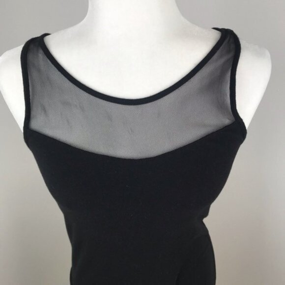 Zenana Outfitters Black Mesh Mini Dress Size L - Picture 2 of 5